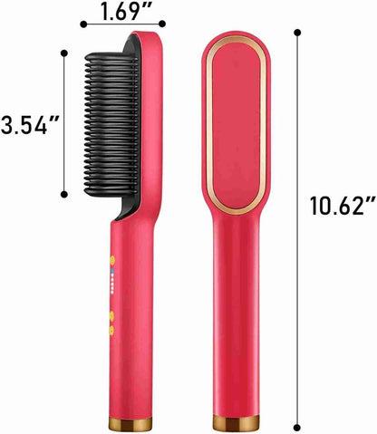 2-IN-1 HAIR STRAIGHTENER CURLING PROFESSIONAL STYLING BRUSH